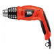 Купить Пистолет горячего воздуха - фен сетевой BLACK+DECKER KX1693. Официальный фирменный магазин Dewalt Stanley Black+Decker Bostitch