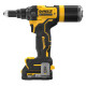 Купити Заклепочник акумуляторний безщітковий DeWALT DCF403E1GT. Офіційний фірмовий магазин Dewalt Stanley Black+Decker Bostitch, фірмова гарантія