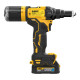 Купити Заклепочник акумуляторний безщітковий DeWALT DCF403E1GT. Офіційний фірмовий магазин Dewalt Stanley Black+Decker Bostitch, фірмова гарантія