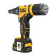 Купити Заклепочник акумуляторний безщітковий DeWALT DCF403E1GT. Офіційний фірмовий магазин Dewalt Stanley Black+Decker Bostitch, фірмова гарантія