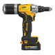 Купити Заклепочник акумуляторний безщітковий DeWALT DCF414E2GT. Офіційний фірмовий магазин Dewalt Stanley Black+Decker Bostitch, фірмова гарантія