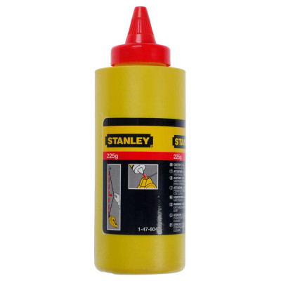 Купить Порошок меловой красного цвета, для наружых работ, не смываемый STANLEY 1-47-804. Официальный фирменный магазин Dewalt Stanley Black+Decker Bostitch