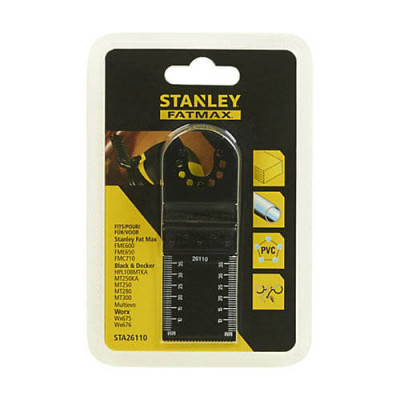 Купить Погружное пильное полотно для древесины и металла STANLEY STA26110. Официальный фирменный магазин Dewalt Stanley Black+Decker Bostitch