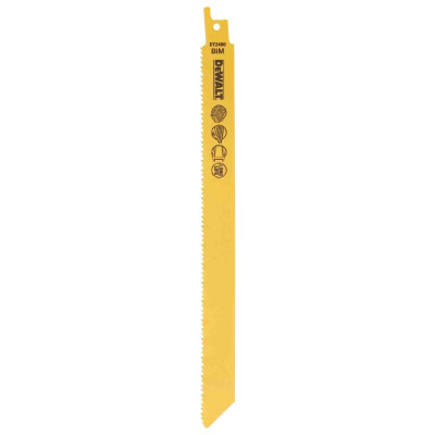 Купити Полотно пиляльне DeWALT, BiM, для шабельних пил DeWALT DT2400_1. Офіційний фірмовий магазин Dewalt Stanley Black+Decker Bostitch, фірмова гарантія