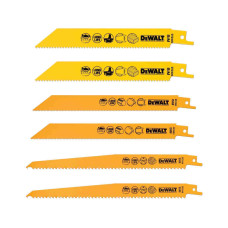 Купити Набір полотен пиляльних DeWALT, для шабельних пил DeWALT DT2444. Офіційний фірмовий магазин Dewalt Stanley Black+Decker Bostitch, фірмова гарантія