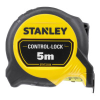 Купить Рулетка измерительная CONTROL-LOCK длиной 5 м, шириной 25 мм, в прорезиненном корпусес, двухсторонней шкалой STANLEY STHT37239-3. Официальный фирменный магазин Dewalt Stanley Black+Decker Bostitch