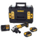 Купити Шліфмашина кутова - болгарка акумуляторна безщіткова DeWALT DCG407M2T. Офіційний фірмовий магазин Dewalt Stanley Black+Decker Bostitch, фірмова гарантія