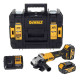 Купити Шліфмашина кутова - болгарка акумуляторна безщіткова DeWALT DCG407M2T. Офіційний фірмовий магазин Dewalt Stanley Black+Decker Bostitch, фірмова гарантія