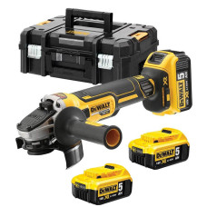 Купити Шліфмашина кутова - болгарка акумуляторна безщіткова DeWALT DCG405P3. Офіційний фірмовий магазин Dewalt Stanley Black+Decker Bostitch, фірмова гарантія
