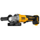Купити Шліфмашина кутова - болгарка акумуляторна безщіткова DeWALT DCG408N. Офіційний фірмовий магазин Dewalt Stanley Black+Decker Bostitch, фірмова гарантія