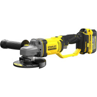Купити Шліфмашина кутова акумуляторна - болгарка акумуляторна STANLEY FATMAX SFMCG400M2K. Офіційний фірмовий магазин Dewalt Stanley Black+Decker Bostitch, фірмова гарантія