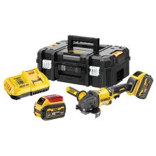 Купити Шліфмашина кутова - болгарка акумуляторна безщіткова DeWALT DCG418T2. Офіційний фірмовий магазин Dewalt Stanley Black+Decker Bostitch, фірмова гарантія