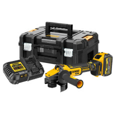 Купити Шліфмашина кутова - болгарка акумуляторна безщіткова DeWALT DCG409T1. Офіційний фірмовий магазин Dewalt Stanley Black+Decker Bostitch, фірмова гарантія