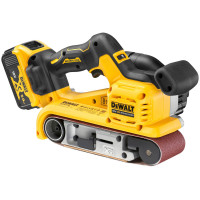 Купити Шліфмашина стрічкова акумуляторна безщіткова DeWALT DCW220P2. Офіційний фірмовий магазин Dewalt Stanley Black+Decker Bostitch, фірмова гарантія