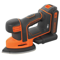 Купити Шліфмашина вібраційна акумуляторна BLACK+DECKER BDCDS18. Офіційний фірмовий магазин Dewalt Stanley Black+Decker Bostitch, фірмова гарантія