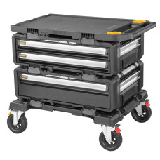 Купить Рабочая станция 4 в 1 (комплект ящиков на тележке) TOUGHSYSTEM 2.0 DXL DeWALT DWST60520-1. Официальный фирменный магазин Dewalt Stanley Black+Decker Bostitch