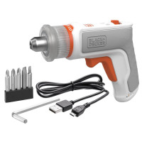 Купити Акумуляторна викрутка BLACK+DECKER BCRTA01. Офіційний фірмовий магазин Dewalt Stanley Black+Decker Bostitch, фірмова гарантія
