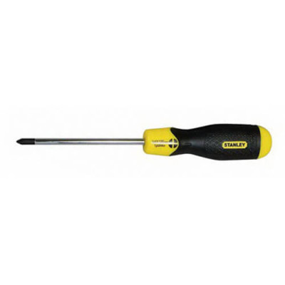 Купити Викрутка Cushion Grip під шліц Pz1 з довжиною жала 75 мм STANLEY 0-64-955. Офіційний фірмовий магазин Dewalt Stanley Black+Decker Bostitch, фірмова гарантія