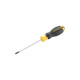 Купить Отвертка Cushion Grip длиной 100 мм с параллельным жалом под шлиц SL 4.0 STANLEY STHT16195-0. Официальный фирменный магазин Dewalt Stanley Black+Decker Bostitch