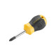 Купить Отвертка Cushion Grip под шлиц Pz2 с длиной жала 45 мм STANLEY STHT16196-0. Официальный фирменный магазин Dewalt Stanley Black+Decker Bostitch