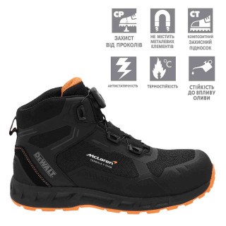Купить Обувь рабочая TRACTION McLaren F1 Team DeWALT DXFWMC50339-126-11. Официальный фирменный магазин Dewalt Stanley Black+Decker Bostitch