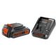Купити Зарядний пристрій BLACK+DECKER BDC1A15. Офіційний фірмовий магазин Dewalt Stanley Black+Decker Bostitch, фірмова гарантія