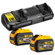Купити Зарядний пристрій DeWALT DCB132X2. Офіційний фірмовий магазин Dewalt Stanley Black+Decker Bostitch, фірмова гарантія