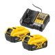 Купити Зарядний пристрій DeWALT DCB1104P2. Офіційний фірмовий магазин Dewalt Stanley Black+Decker Bostitch, фірмова гарантія